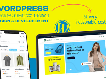 Fixed Price: Unlimited Pages WordPress website  