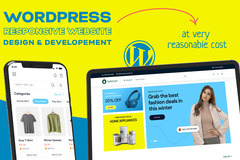 Fixed Price: Unlimited Pages WordPress website  